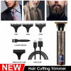 LCD Professional Hair Clippers Beard Trimmer Men Hair Cutting Cordless Barber Shaving Machine